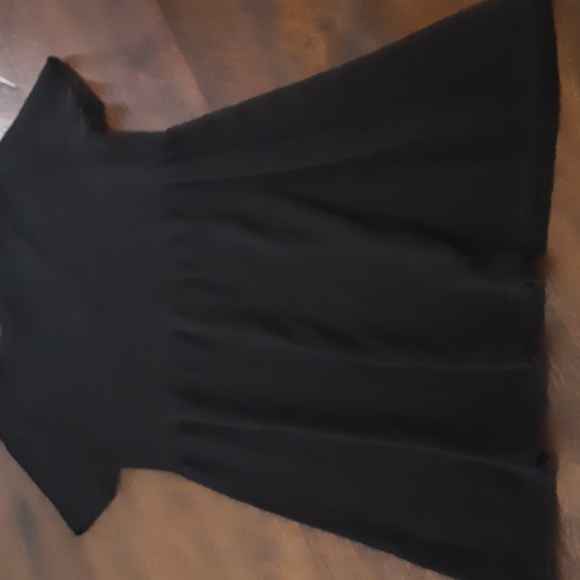 Black Ribbed Knit Top - Picture 5 of 5